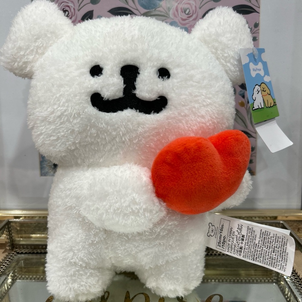 White and Orange Plush Toy